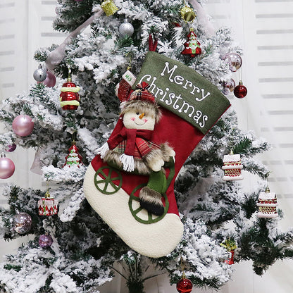 Christmas Stocking Ornament – Festive Candy Bag & Hanging Pendant