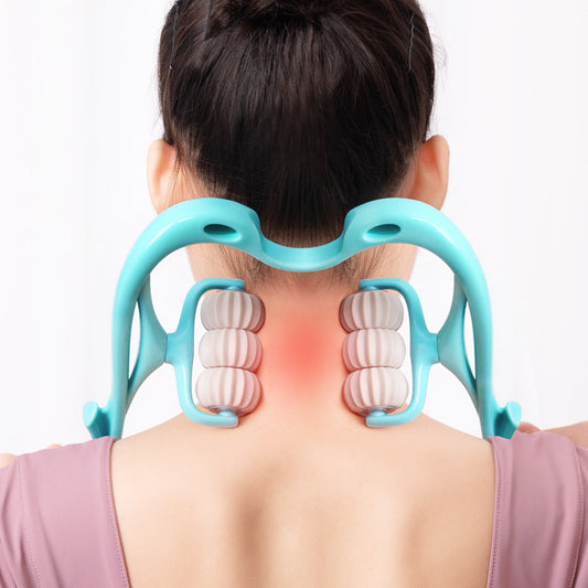 Ergonomic Neck Massager – Six Rolling Nodes