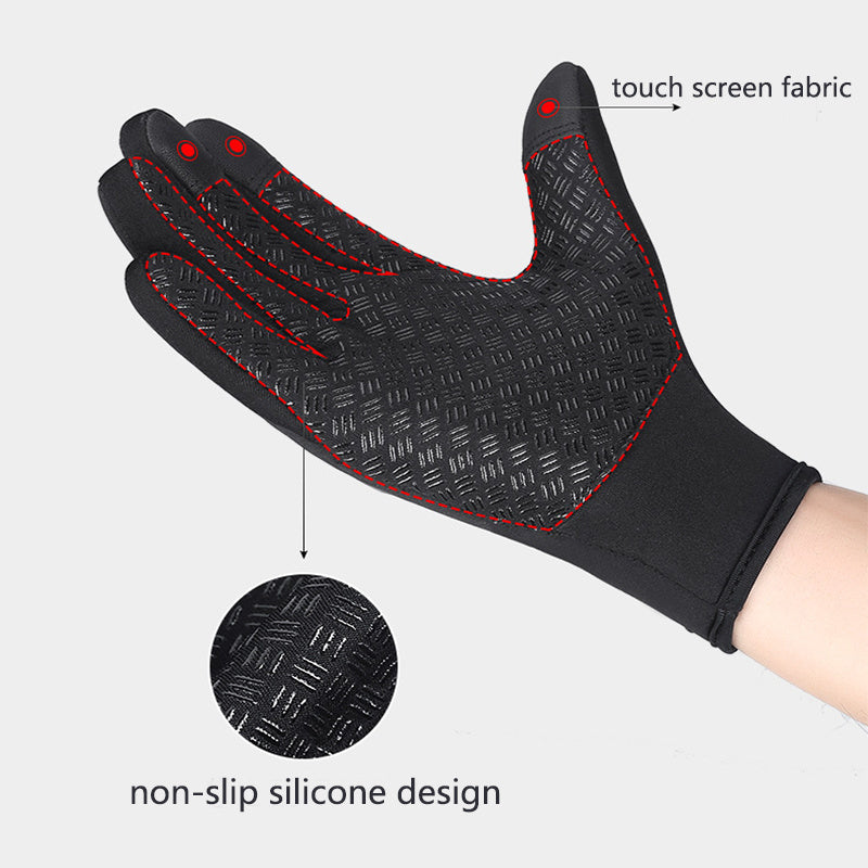 Touchscreen Winter Gloves – Waterproof, Anti-Slip