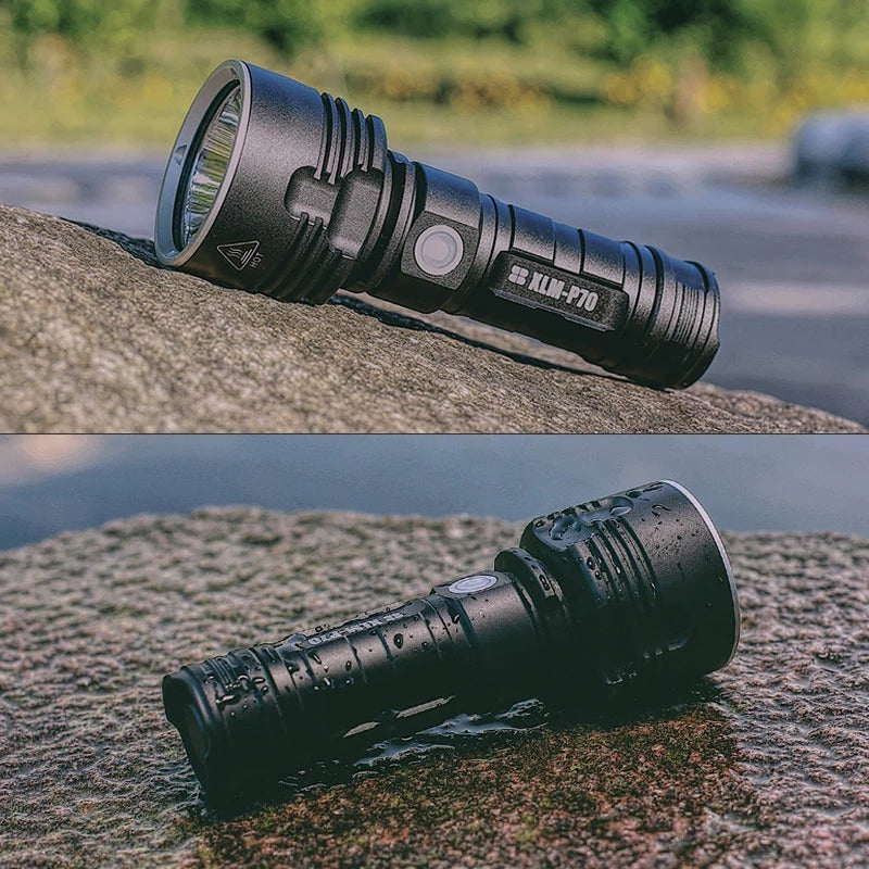 High-Power Outdoor LED Torch – Xenon Effect Beam
