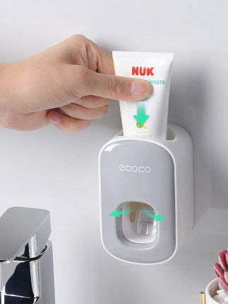 Automatic Wall-Mounted Toothpaste Dispenser Set