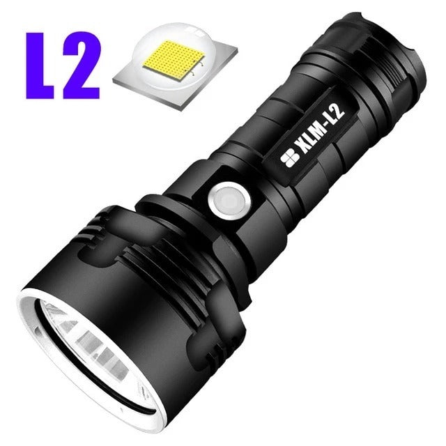 High-Power Outdoor LED Torch – Xenon Effect Beam