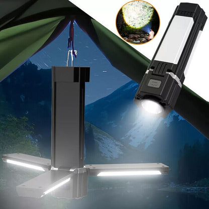 Outdoor LED Camping Torch – Portable Rechargeable Lantern for Night Lighting