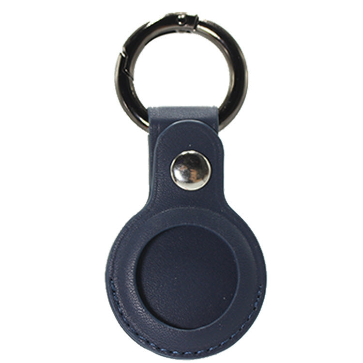 Premium Leather Airtag Case with Key Ring
