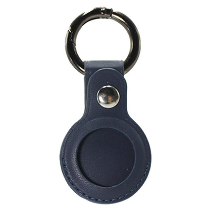 Premium Leather Airtag Case with Key Ring