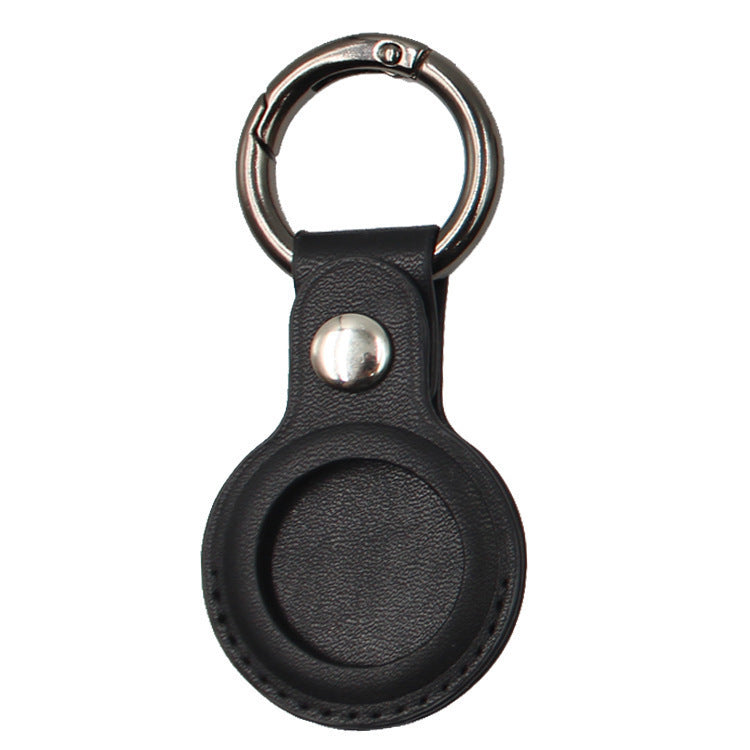Premium Leather Airtag Case with Key Ring