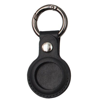 Premium Leather Airtag Case with Key Ring