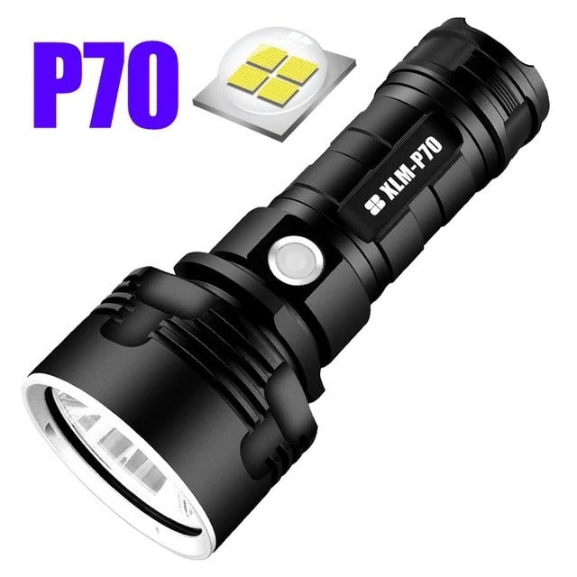 High-Power Outdoor LED Torch – Xenon Effect Beam