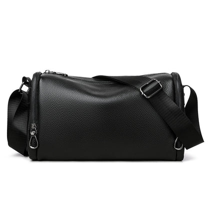 Premium Cowhide Leather Crossbody Shoulder Bag – Spacious & Versatile Design