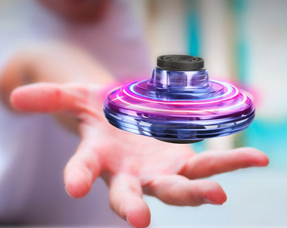 Mini LED UFO Spinner Drone – Interactive Flying Toy for Kids