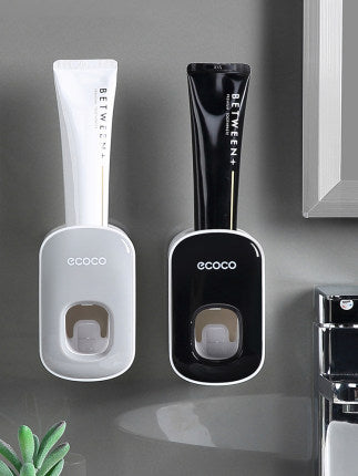 Automatic Wall-Mounted Toothpaste Dispenser Set