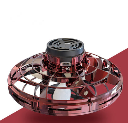 Mini LED UFO Spinner Drone – Interactive Flying Toy for Kids
