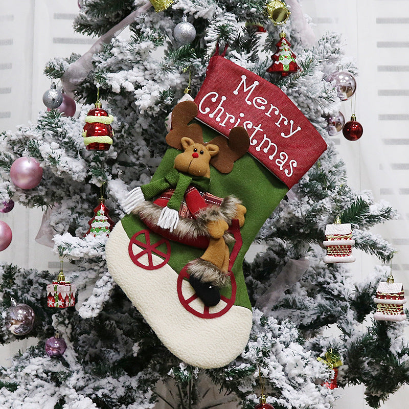 Christmas Stocking Ornament – Festive Candy Bag & Hanging Pendant