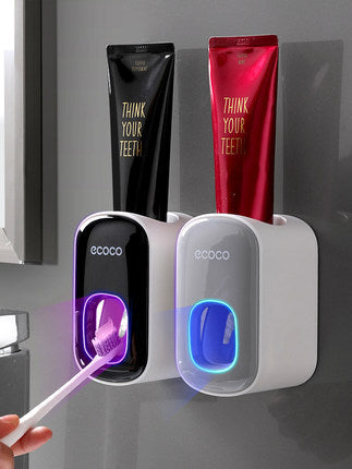 Automatic Wall-Mounted Toothpaste Dispenser Set