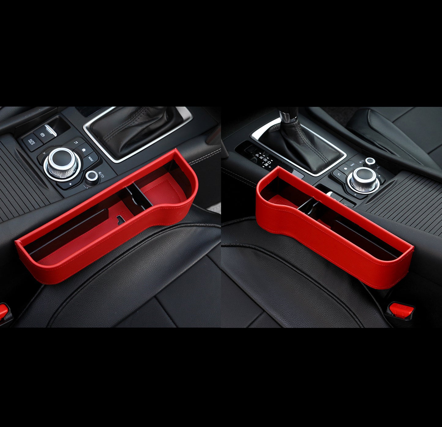 Multi-Compartment Car Organizer Box