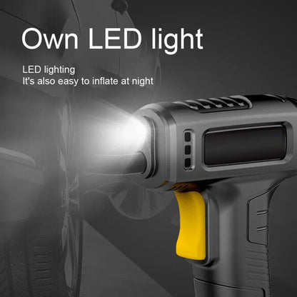 Cordless Digital Car Tyre Inflator – USB Rechargeable Air Compressor