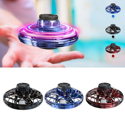 Mini LED UFO Spinner Drone – Interactive Flying Toy for Kids