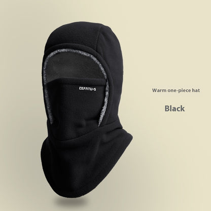 Thermal Fleece Hood Hat for Outdoor Cold Weather