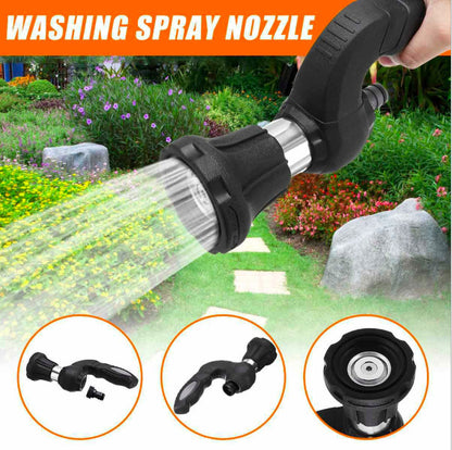 High-Pressure Mighty Hose Nozzle for Garden, Lawn, and Car Cleaning