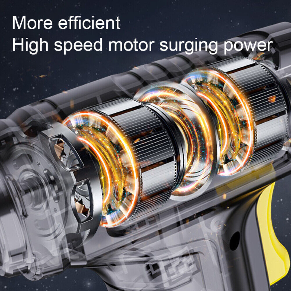 Cordless Digital Car Tyre Inflator – USB Rechargeable Air Compressor