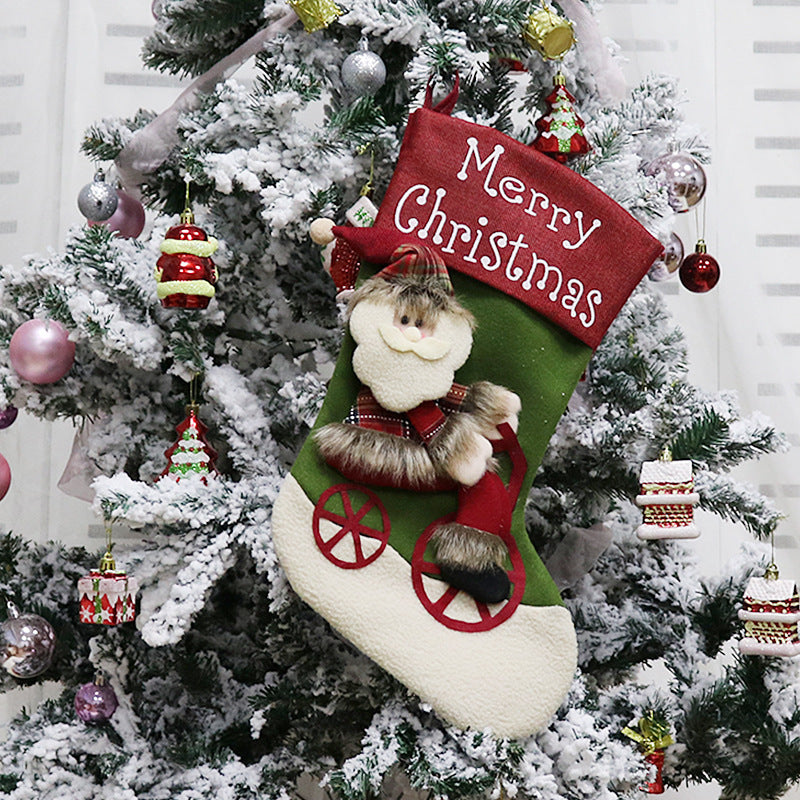 Christmas Stocking Ornament – Festive Candy Bag & Hanging Pendant