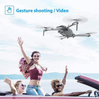 UK 4DRC F10 Foldable Drone with 1080P HD Camera, WiFi FPV Live Video RC Quadcopter for Adults