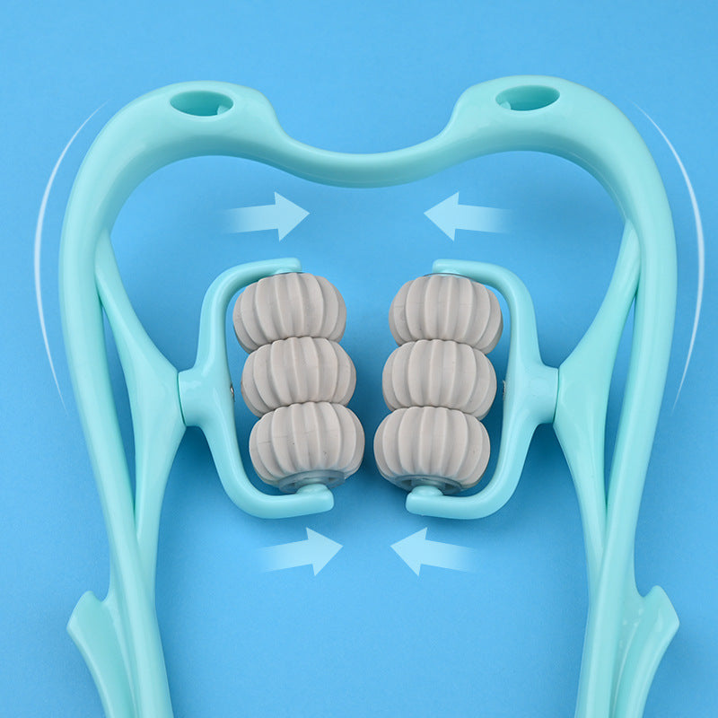 Ergonomic Neck Massager – Six Rolling Nodes